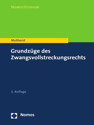 cover image of Grundzüge des Zwangsvollstreckungsrechts